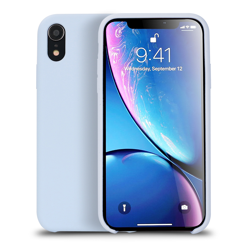 iPHONE Xr 6.1in Pro Silicone Hard Case (Sky Blue)